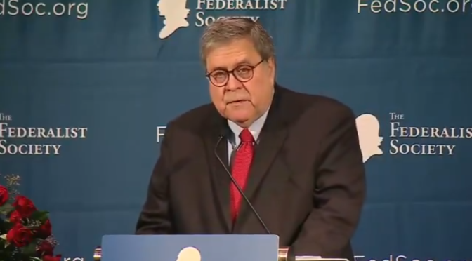 Damning Words By US Attorney General Barr