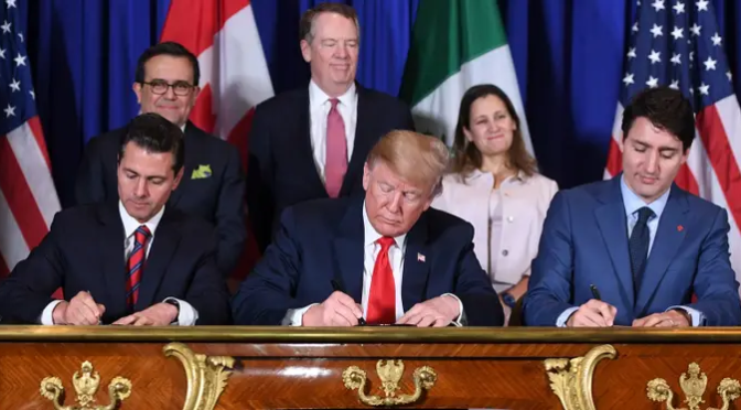 The Historic Trade Agreement USMCA Was Signed Over A Year Ago