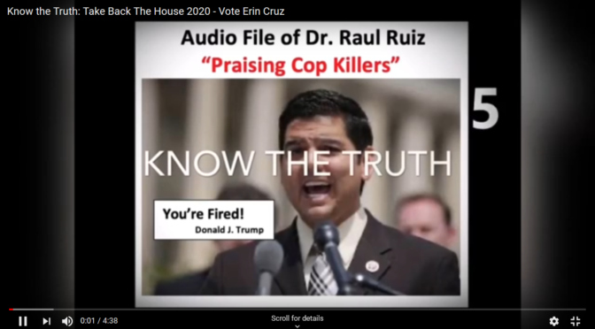 Watch “Know the Truth: Take Back The House 2020 – Vote Erin Cruz”