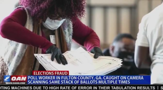 Ruby Freeman Scanning Ballots Multiple Times Fulton County Georgia 2020 Election Fraud
