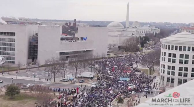 Timelapse of the 2022 March for Life