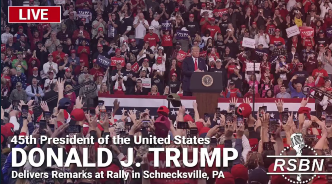 LIVE: President Trump Delivers Remarks at Rally in Schnecksville, PA – 4/13/24