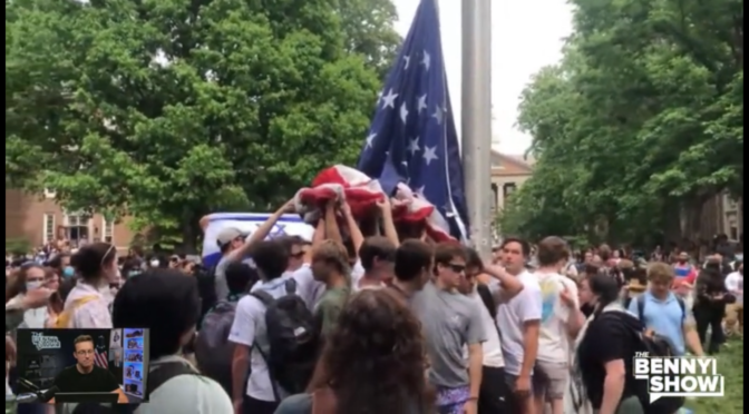 Based Frat Bros Save American Flag from Campus Terrorists | GoFundMe Raises $100k to Throw a RAGER🇺🇸