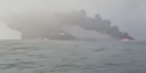Container Ship and Tanker Collide Off England’s Coast, Causing Maritime Disaster.