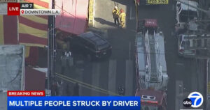 Minivan Plows into Los Angeles Crowd, Multiple Injuries Including Children.