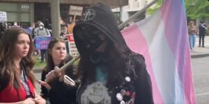 Antifa and Transgenders Target Elderly, Throws Feces at TPUSA Event Featuring Riley Gaines.
